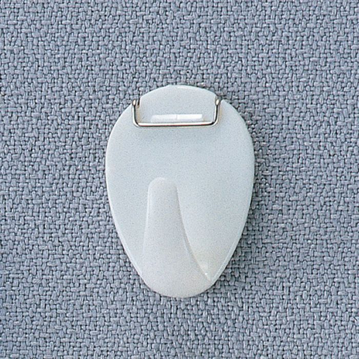 OIC Cubicle Hooks, White