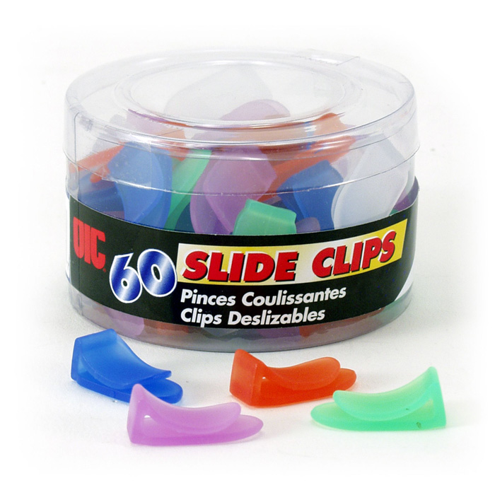 plastic slide clips