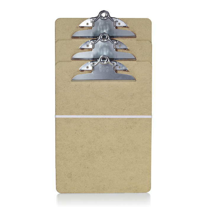 Officemate Recycled Wood Clipboard, 6 Inch Clip, 1 Pack Clipboard, Letter  Size (