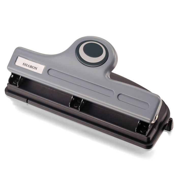 Officemate Contemporary 3-Hole Eco-Punch, 30-Sheet Capacity, Recycled